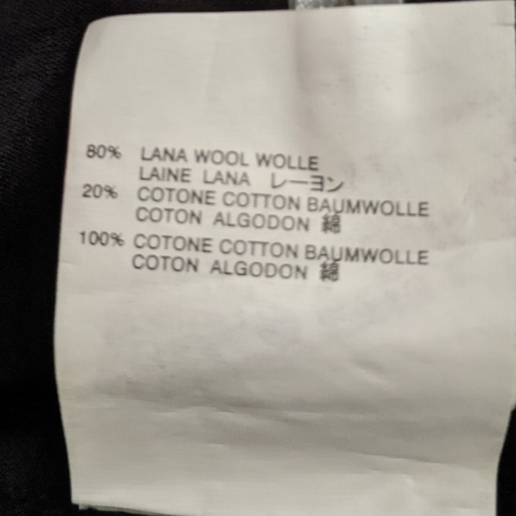 Dsquared Black Wool Blend Fitted Blazer S/M - Picture 9 of 11